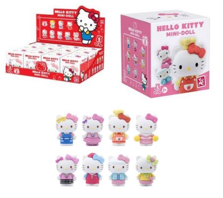 YUME HELLO KITTY – Personaggi in Blind Box – 5cm – In espo da 12PZ  8ass…x12